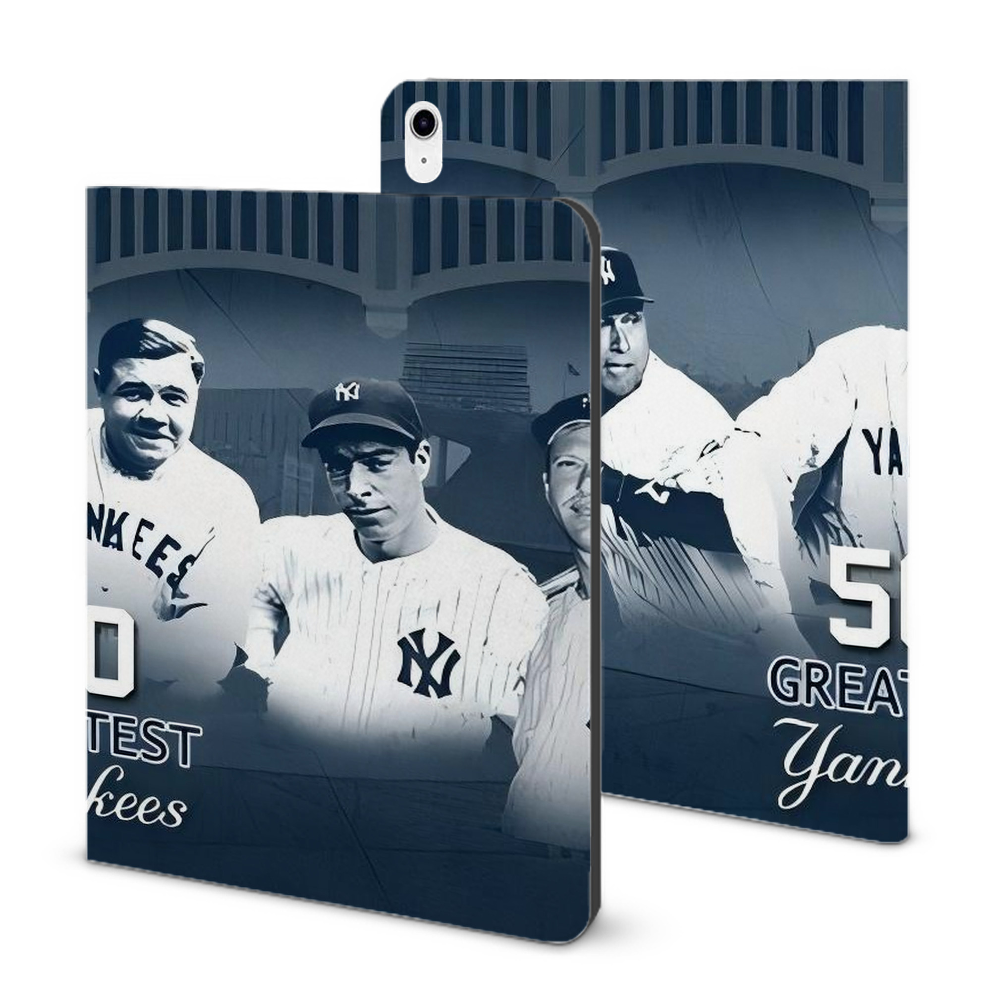 New York Yankees 351 IPad Case Without Pencil Slot – Book-Style Cover With PU Leather & TPU – Slim, Durable, Scratch-Resistant, Full Protection & Easy Access